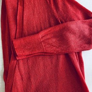 LAST CHANCE - Halogen Poppy Red Linen Cardigan Petite XS